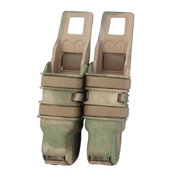 Heavy Double Fast Attach Molle System Holder Pistol Magazine Pouch - Click Image to Close