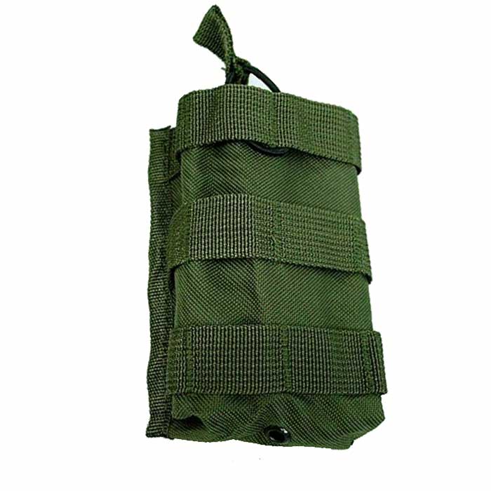 Outdoor Tactical AEG Single M4 Magazine Pouch Bag Molle Bungee Reloa - Click Image to Close