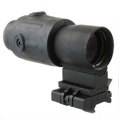 G23 3x Magnifier Rifle Scope Black Side Mount - Click Image to Close