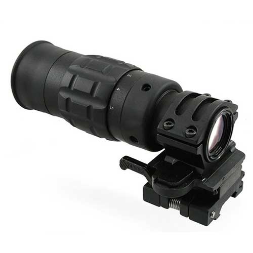 1.5-5x Magnifier Scope With QD Mount 30mm Top ring