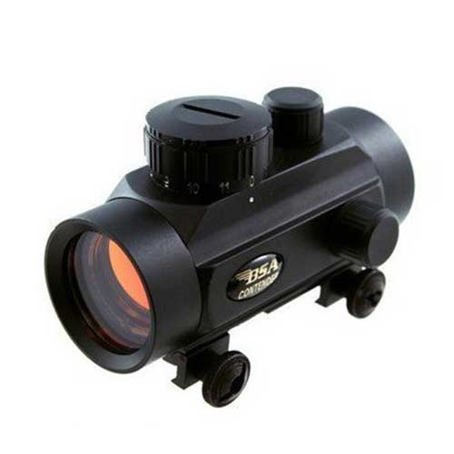 BSA 1x30 mm Red and Green Dot Rifle Scope 5 brightness level - Click Image to Close