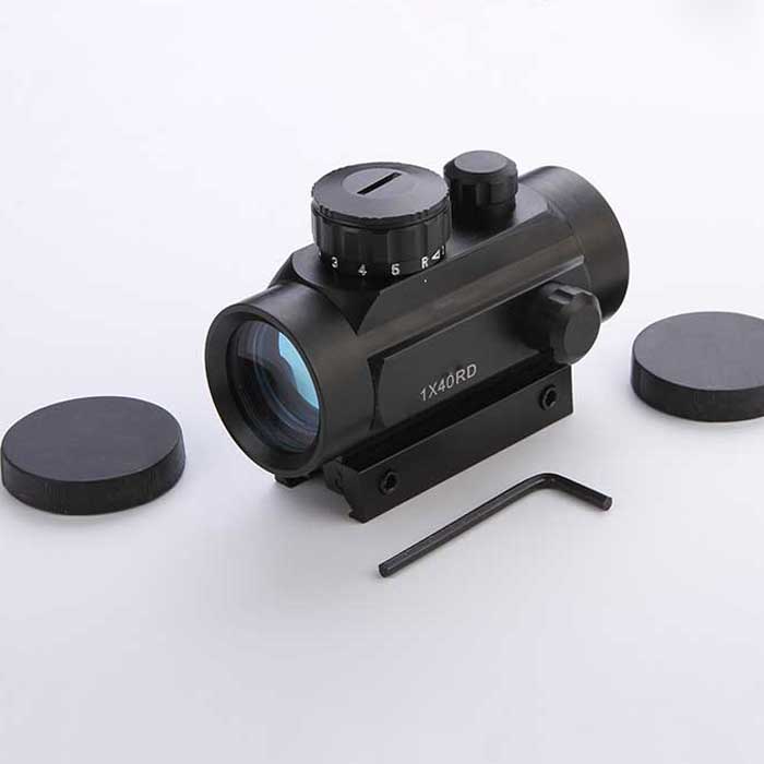 Tactical Holographic 1X40 11mm/20mm Red Green Dot Rifle Scope Sight - Click Image to Close