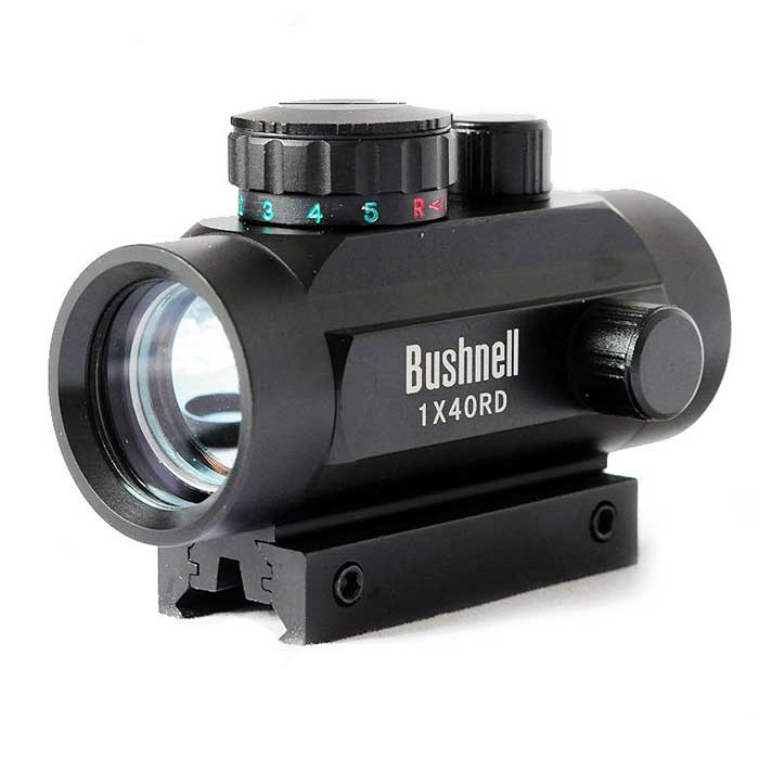 Hunting Tactical 1x40 Optical Red Green Dot Sight 5 MOA Rifle Dot - Click Image to Close