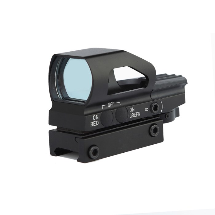 Tactical Holographic Red And Green Dot Sight+Battery+Allen Keys 22mm