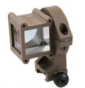 360 Degree Rotate Red Dot Holographic Wide Sight Tan - Click Image to Close