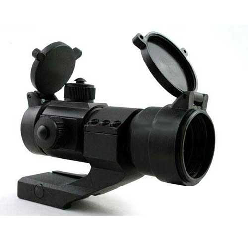 3 levels 1x30 Green Blue Red Dot Rifle Scope 5 MOA Dot Reticle - Click Image to Close