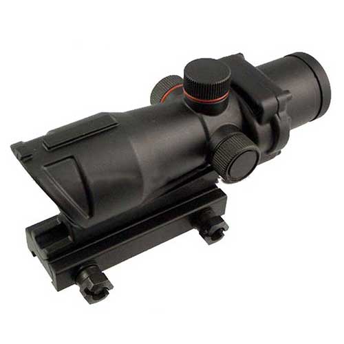 Airsoft Tactical Acog 1x32 Red Green Dot Rifle Scope with mounts