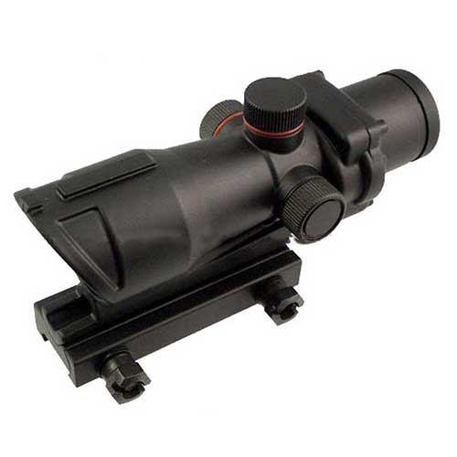 Airsoft Tactical Acog 1x32 Red Green Dot Rifle Scope with mounts - Click Image to Close