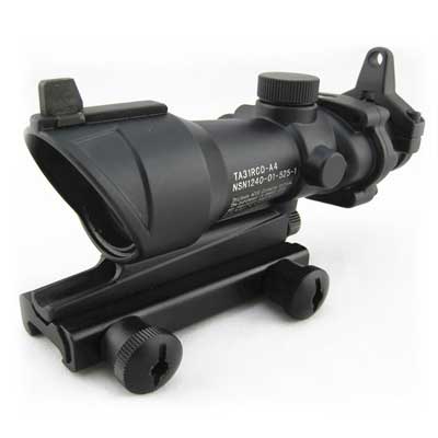 Tactical Acog TA01 4X32B Red Dot Scope Optical Fiber Source Crosshai - Click Image to Close