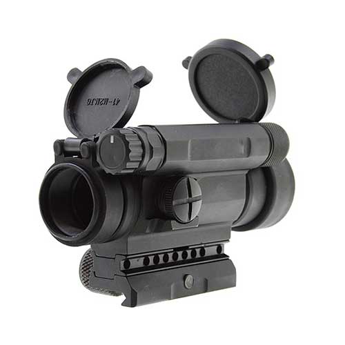 Aim Comp M4 Scope 2MOA Green Red Dot Sight Black - Click Image to Close