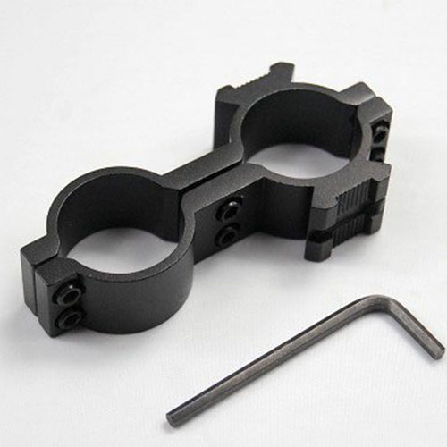 25mm Dual Rings Flashlight Scope Mount Ring for most combat