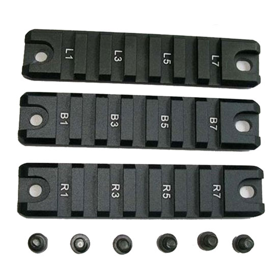 G36C/G3SAS/552 Picatinny RAS RIS 20mm Weaver Rail Short Rail 3pc