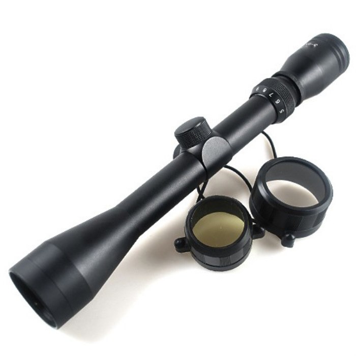 Riflescope 3-9x40 Rifle Scope Adjustable Reticle Sight Optics Sniper