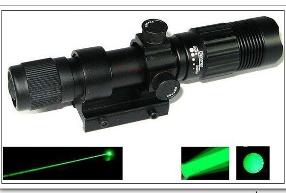 Optics Green Laser Designator Durable Night Vision Weaver Mount - Click Image to Close