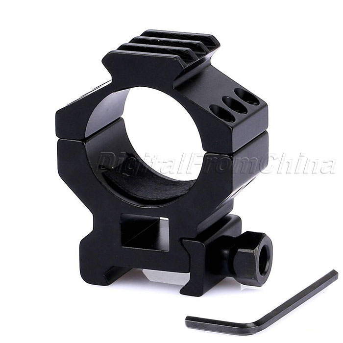 30mm Profile Scope Flashlight Ring Mount 3 Slots 20mm Weaver Rail