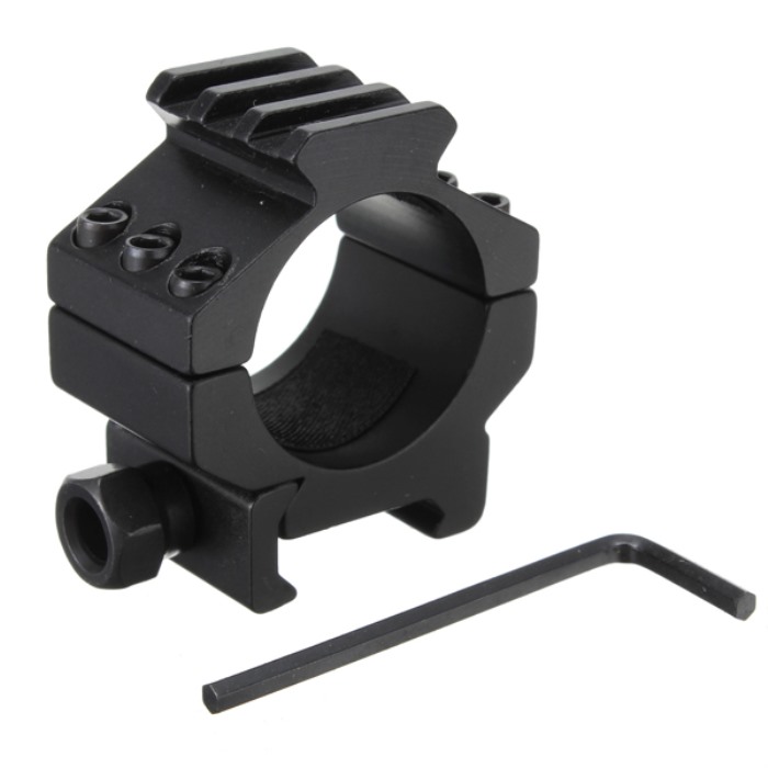 30mm Low QD Scope Flashlight Heavy Duty Ring Mount 3 Screw 21mm Rail