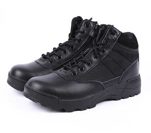 Low Outdoor Bang Helped Swat Boots Tactical Military Mens Boots BK