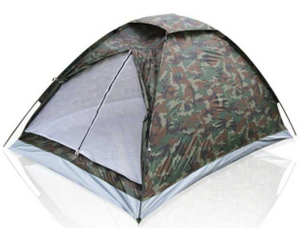 Outdoor Camping Tent Rainproof Two People Single Layer Camo