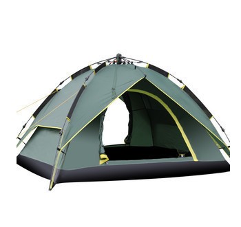 Outdoor Automatic Tents Two-story Design 210T Prevent Storm