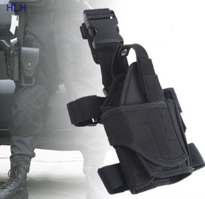 Military Sport Leg Bags Tactical Outdoor Men Leg Bags Black - Click Image to Close