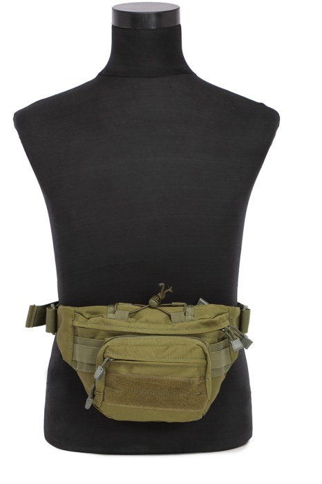 Military Cycling Climbing Chest Packbags Sports Shoulder Bags Green