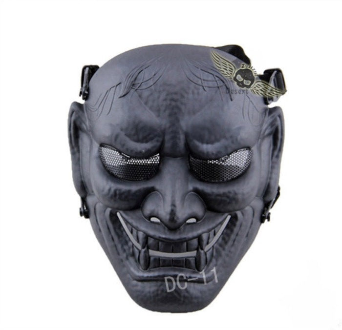 Military Paintball Tactical Skull Airsoft Full Face Masks Black