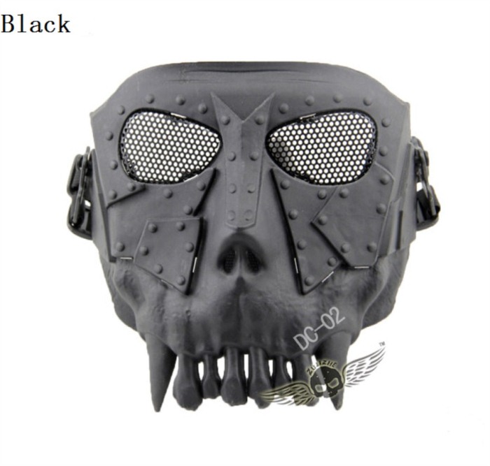Fishing Masks Motorcycle Protective Mask CS Full Face Masks Black