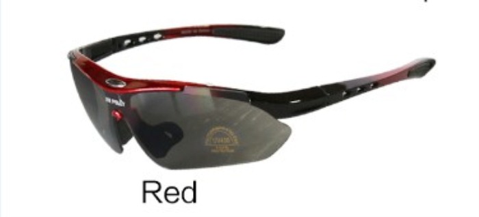 Tatical Goggle PC Lens EyewearSports Sun Glasses Red - Click Image to Close