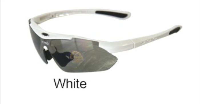 Unsiex Summer Classical Cycling Sun Glasses White