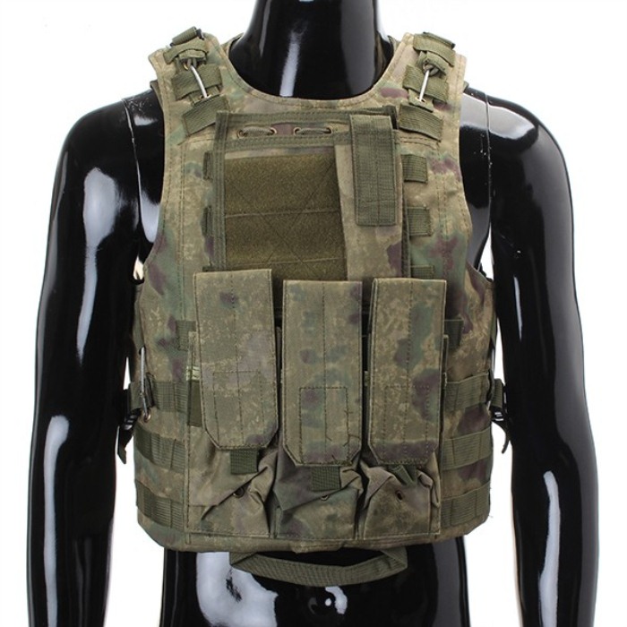 Army CS Combat Tactical Vest Military Protective Airsoft Waistcoat