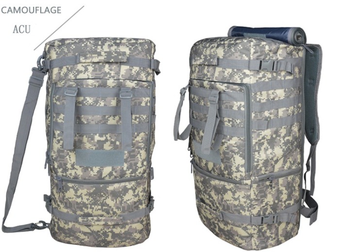 Tactical Outdoor Travel Backbags Molle Shoulder Packbags ACU Color - Click Image to Close