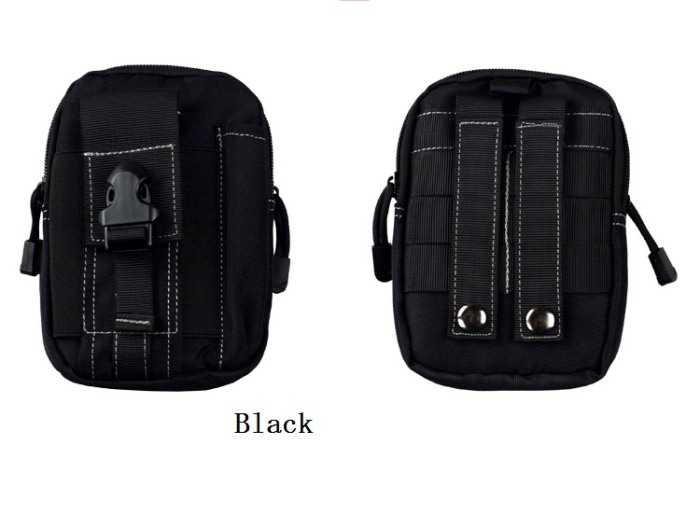 Tactical Military Outdoor Waist Packbags for Hunting /Traving Black