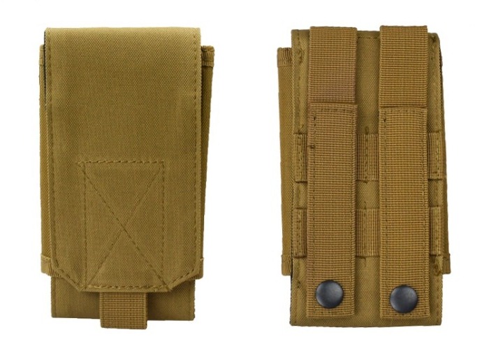 Tactical Mini Phone Bags Compat Packbags for Men's Tan Color