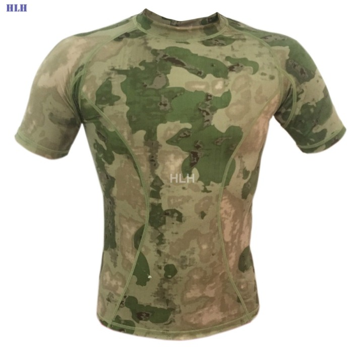 5 Colors Breathable Camouflage Tactical Paintball Airsoft Tees XLFG