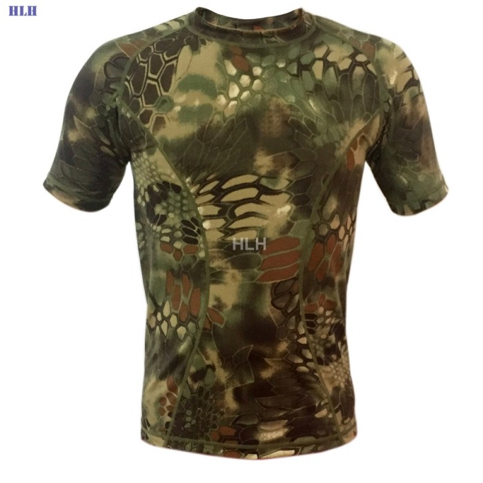 5 Colors Breathable Camouflage Tactical Paintball Airsoft Tees MMWCL