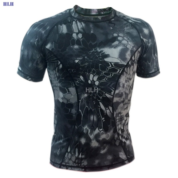 5 Colors Breathable Camouflage Tactical Paintball Airsoft Tees XLBK - Click Image to Close