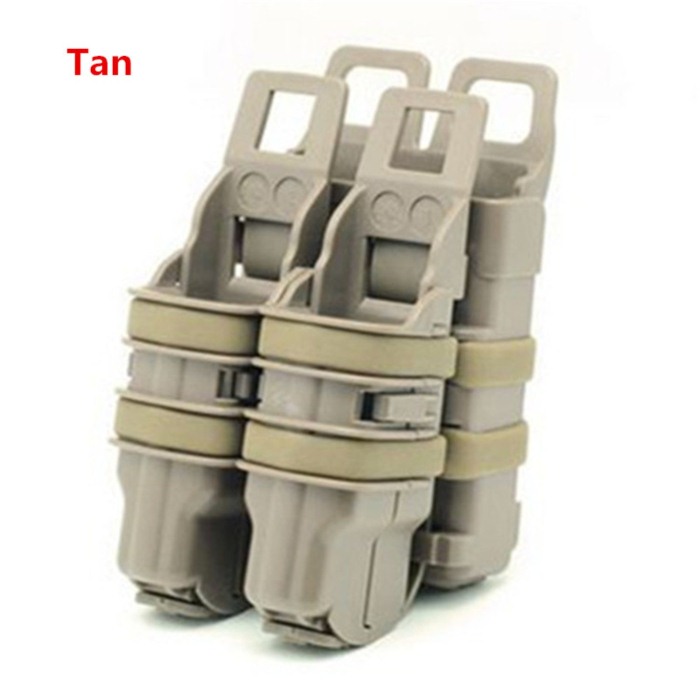 Fast mag Pistol 2+1 MAG "two small pouch and one 5.56 Mag pouch"Tan - Click Image to Close