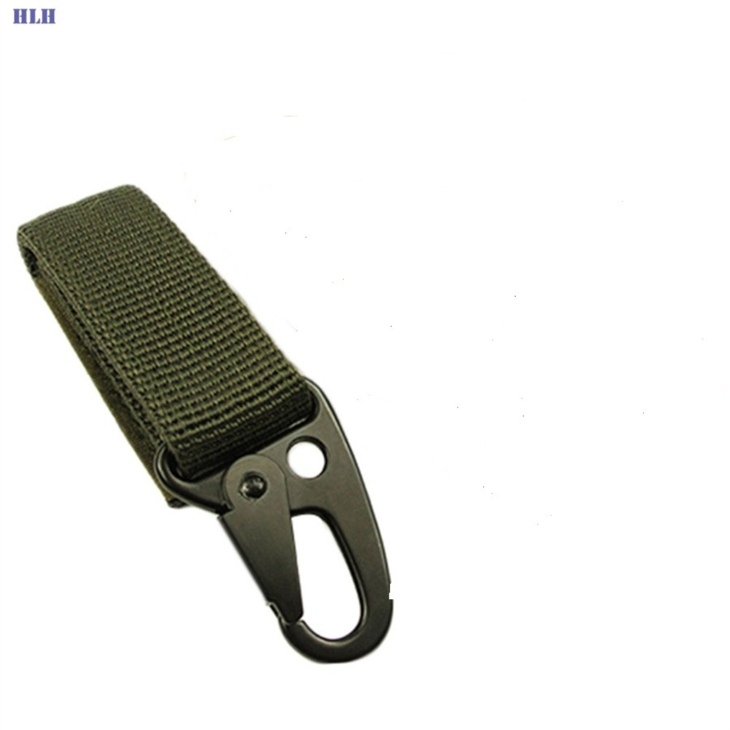 Outdoor Military Hiking Belt Tactical Molle Key Chain Green - Click Image to Close