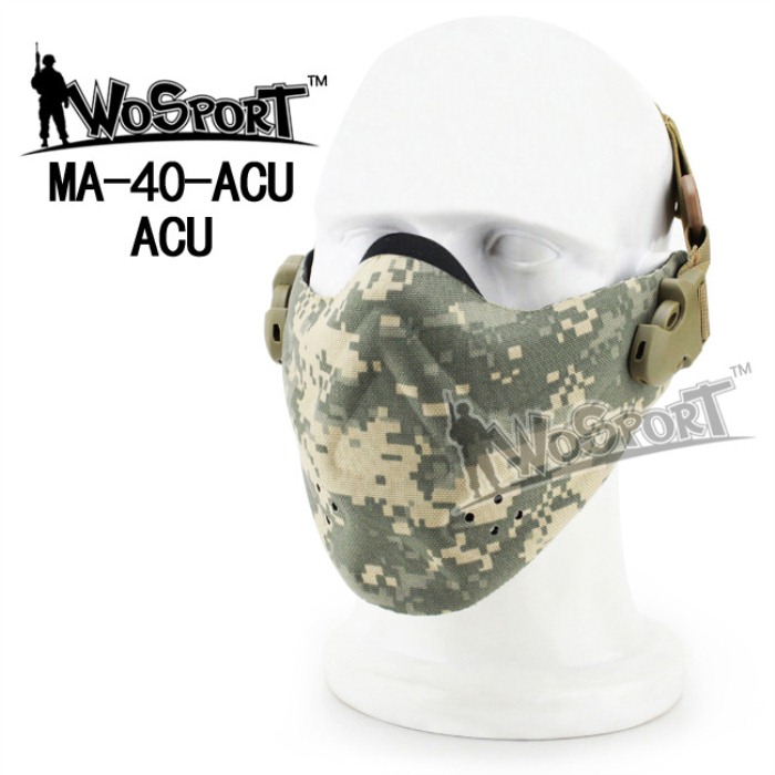 Tactical Outdoor Military Hiking Lightweight Foam Mask ACU