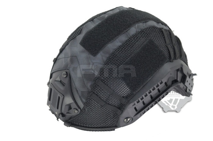 FMA Military Airsoft Tactical Helmet Cover With Black Color - Click Image to Close