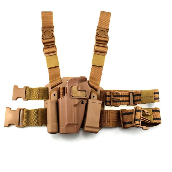 Tactical M92 Leg Holster Left Hand for Beretta M9 M92 Tan