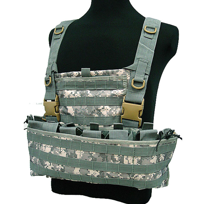 Tactical Module Vest Military Combat Molle Vest Water Bag Pouch ACU