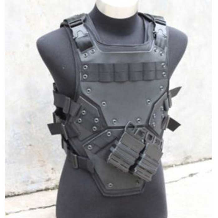 TF3 Tactical Combat Hunting Vest Airsoft Protective Cosplay Vest BK - Click Image to Close