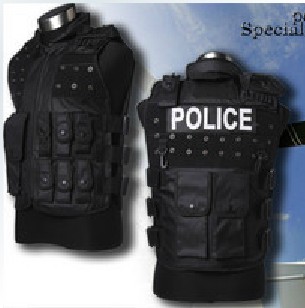 Tactical Combat ARMOR Vest Police & SWAT Vest Free Magic Tape - Click Image to Close